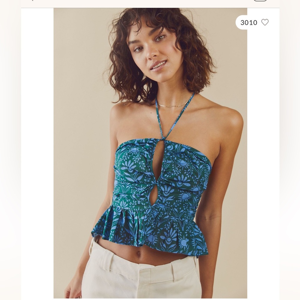free people dandelion halter top